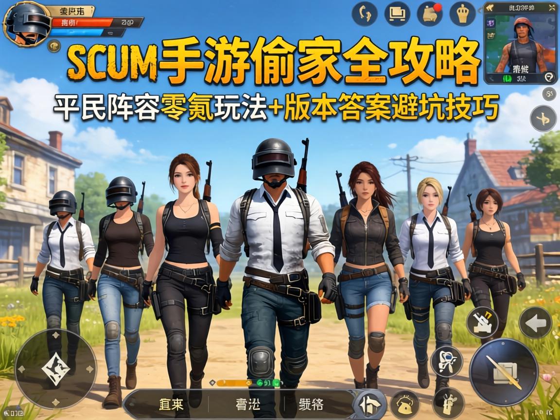 SCUM手游偷家全攻略,平民阵容零氪玩法+版本答案避坑技巧