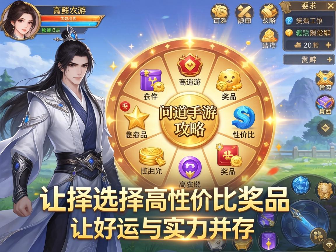 问道手游抽奖攻略，如何选择高性价比奖品，让好运与实力并存