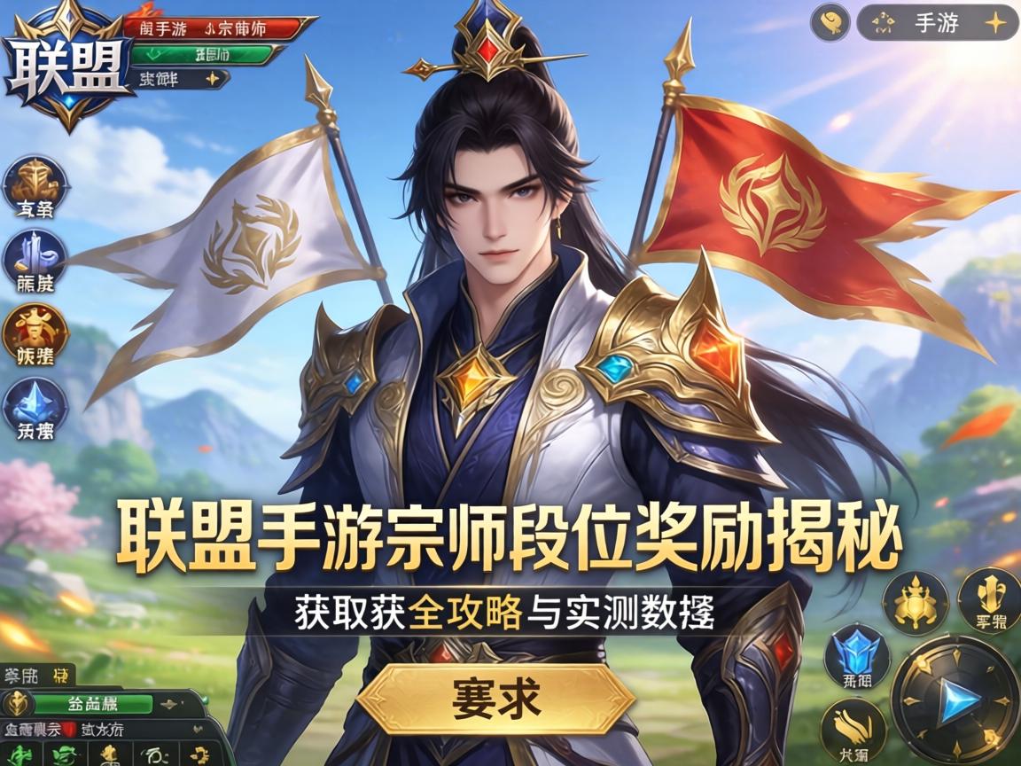 联盟手游宗师段位奖励揭秘,旗帜获取全攻略与实测数据