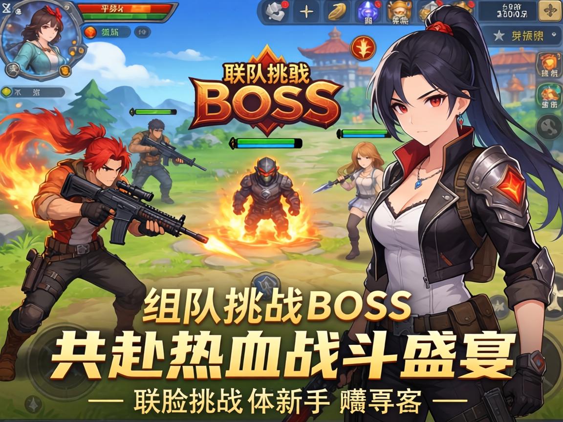手游联机新体验,组队挑战BOSS,共赴热血战斗盛宴