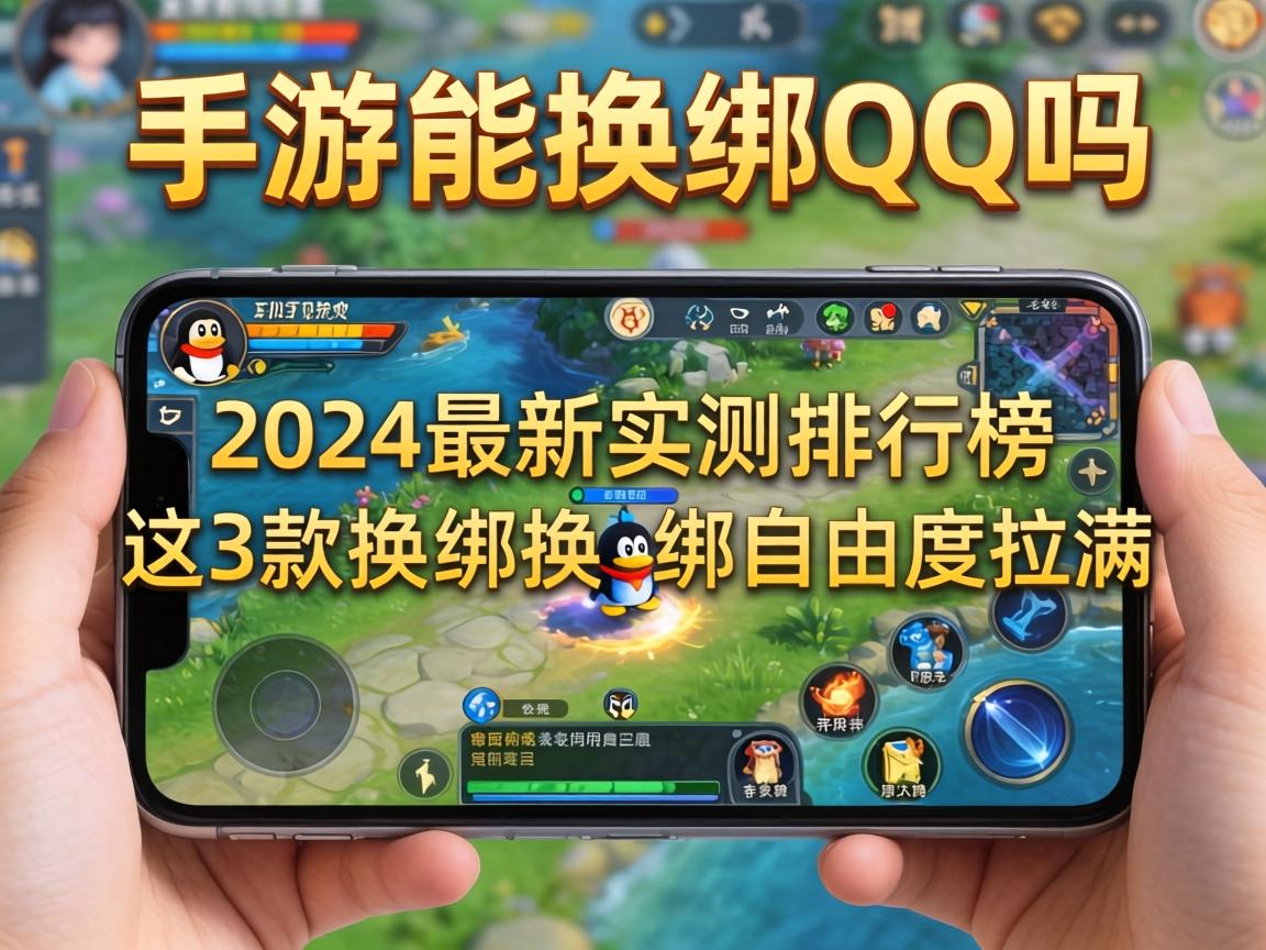 手游能换绑QQ吗?2024最新实测排行榜,这3款换绑自由度拉满