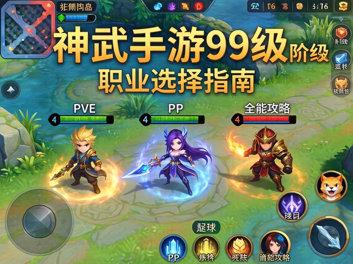 神武手游99级阶段职业选择指南，从PVE到PVP的全能攻略
