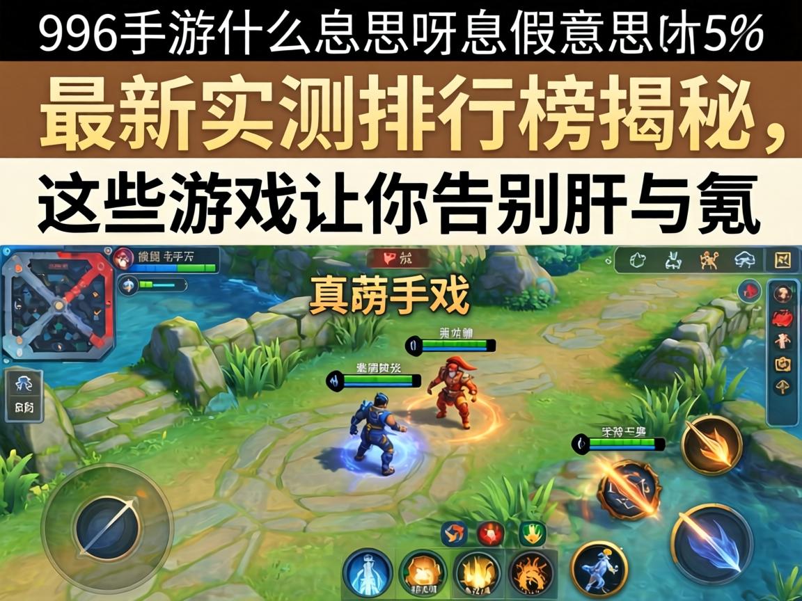 996手游什么意思呀？最新实测排行榜揭秘，这些游戏让你告别肝与氪