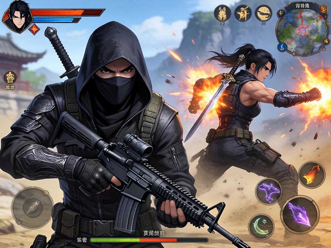 手游暗杀目标核心技能解析，隐身、背刺与连招的致命艺术