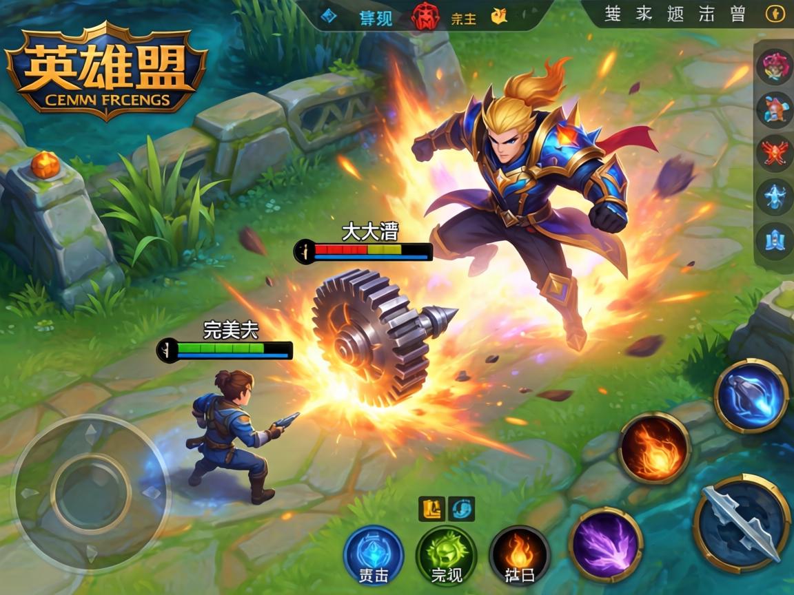 手游英雄联盟发条大招，能否实现完美击飞的艺术？