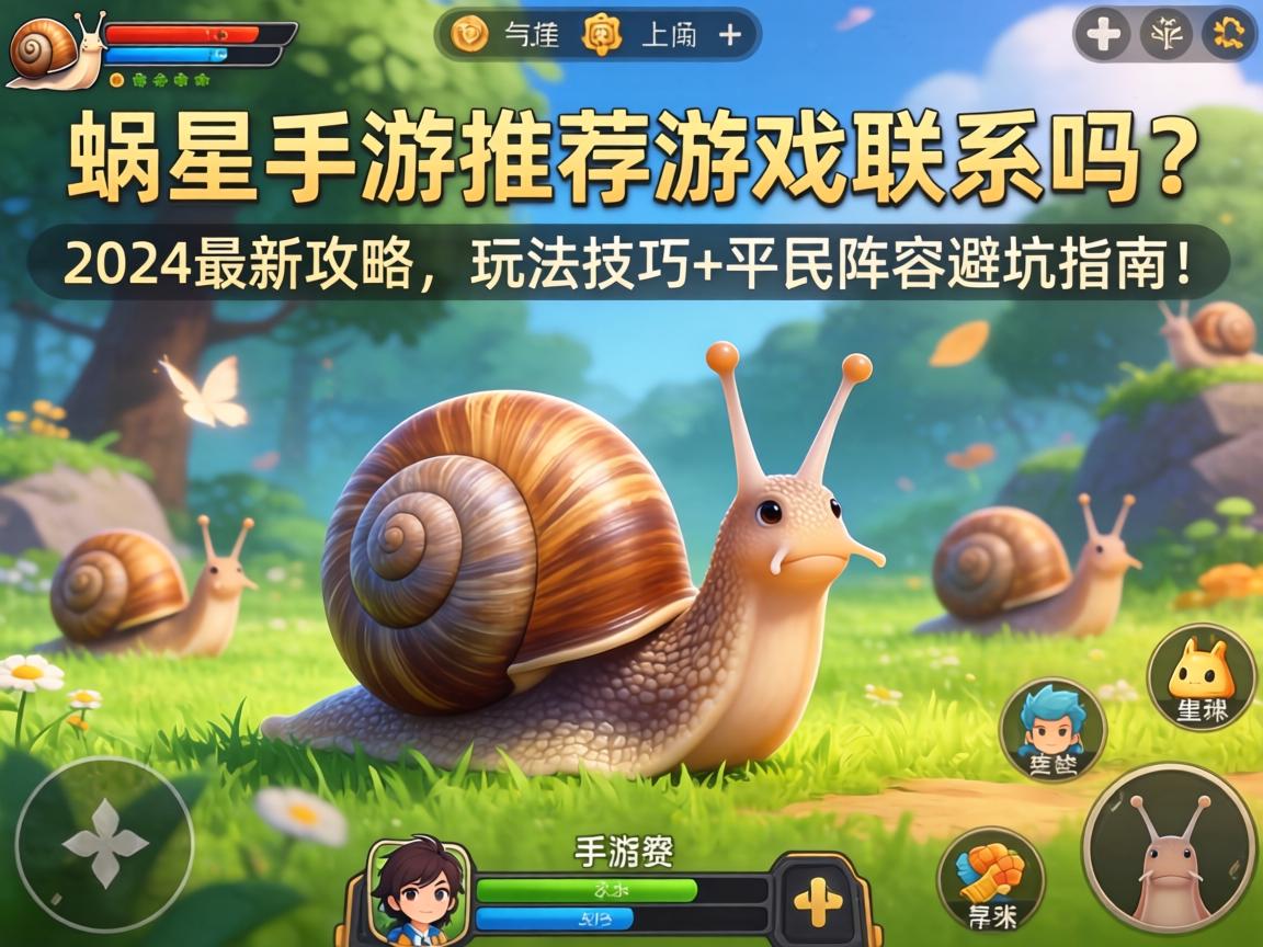 蜗牛手游推荐游戏联机吗？2024最新攻略，玩法技巧+平民阵容避坑指南
