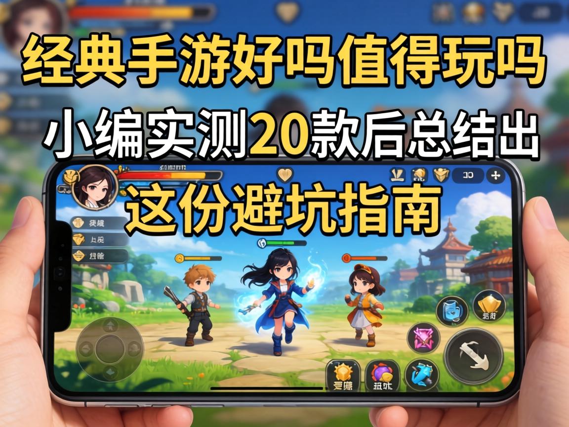 经典手游好吗值得玩吗?小编实测20款后总结出这份避坑指南