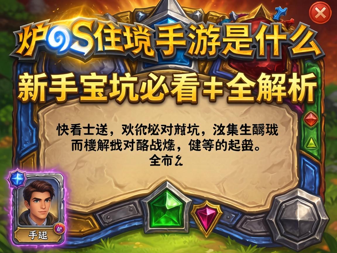 炉石传说手游是什么?新手入坑必看的卡牌对战全解析