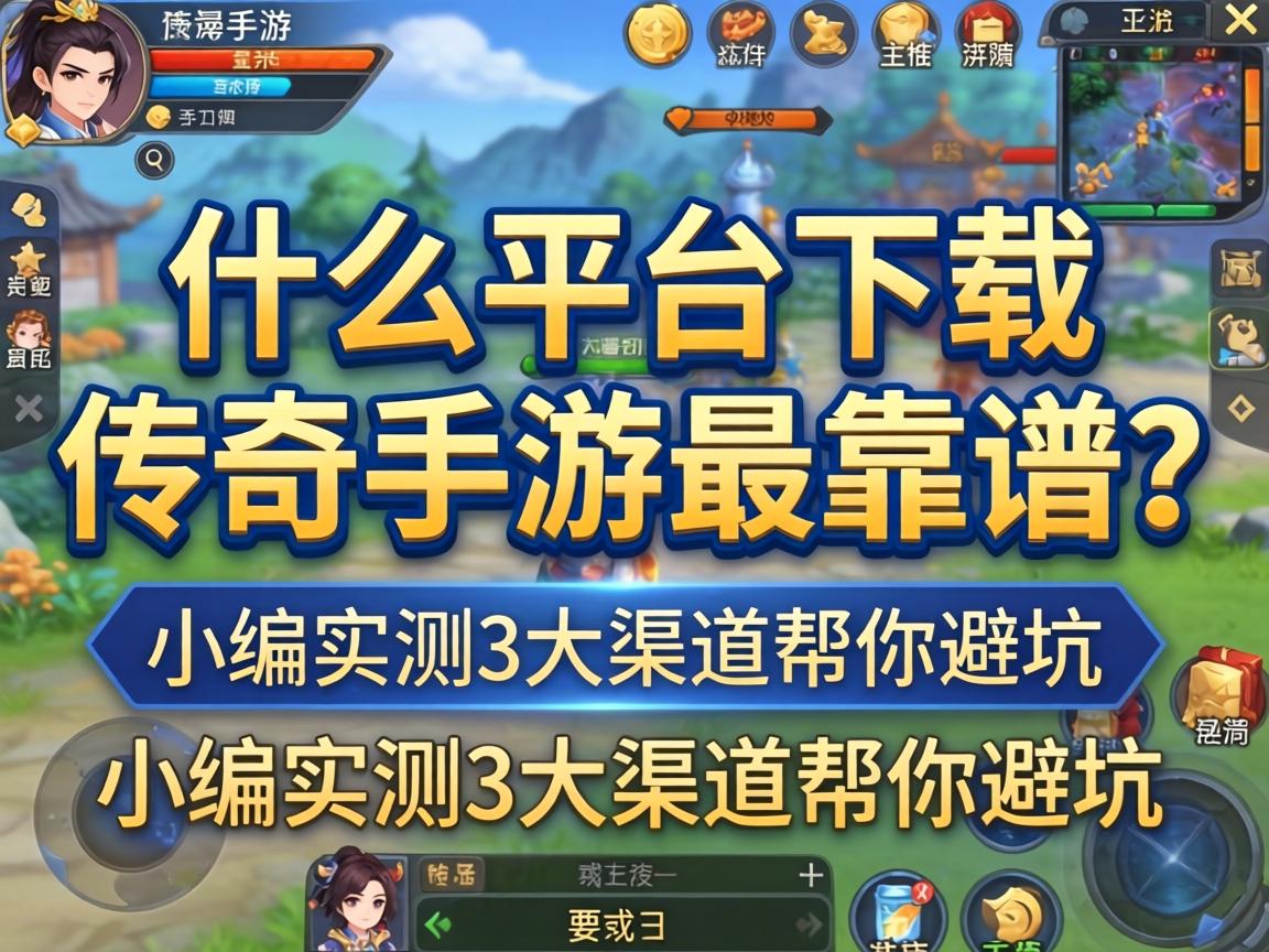 什么平台下载传奇手游最靠谱?小编实测3大渠道帮你避坑