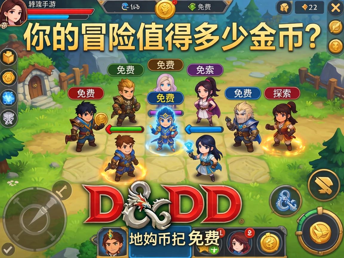 DND手游,免费与付费的边界探索,你的冒险值得多少金币?