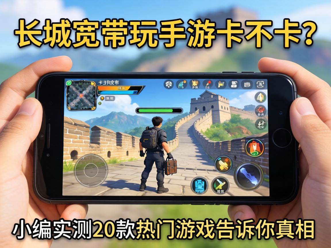 长城宽带玩手游卡不卡？小编实测20款热门游戏告诉你真相