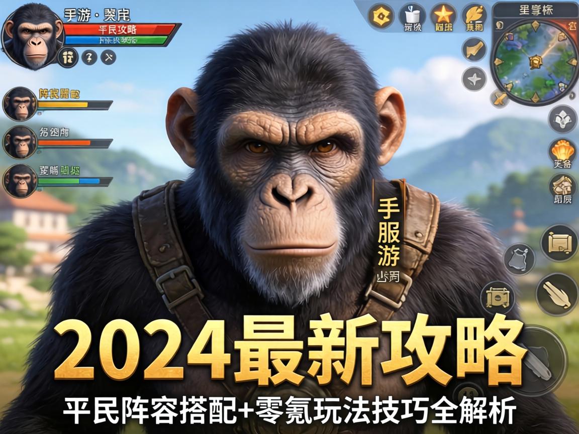 Apes手游是外服的吗？2024最新攻略，平民阵容搭配+零氪玩法技巧全解析