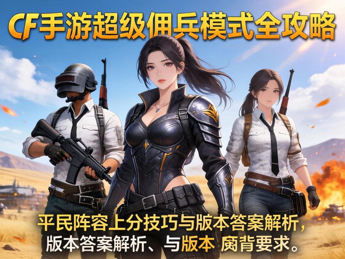 CF手游超级佣兵模式全攻略,平民阵容上分技巧与版本答案解析