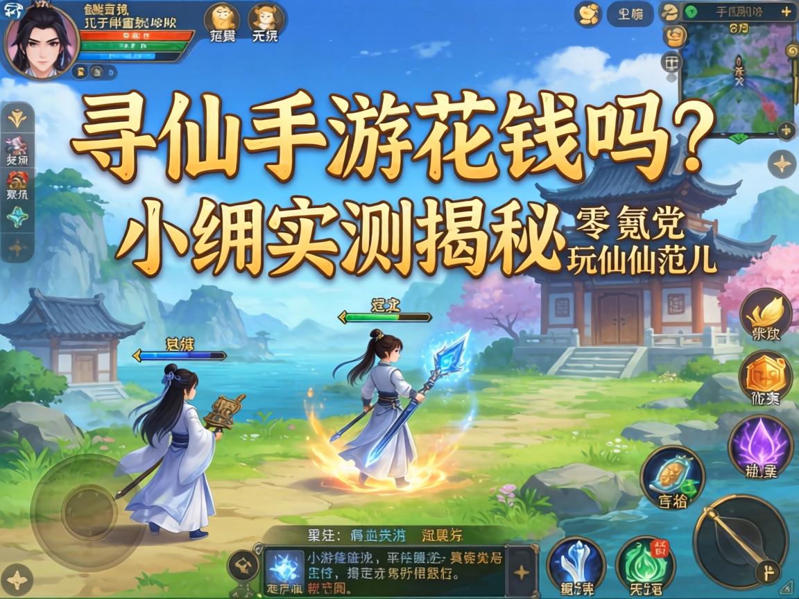 寻仙手游花钱吗？小编实测揭秘，零氪党也能玩出仙侠范儿