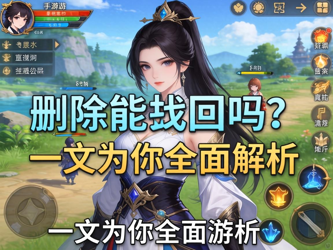 手游角色删除能找回吗?一文为你全面解析