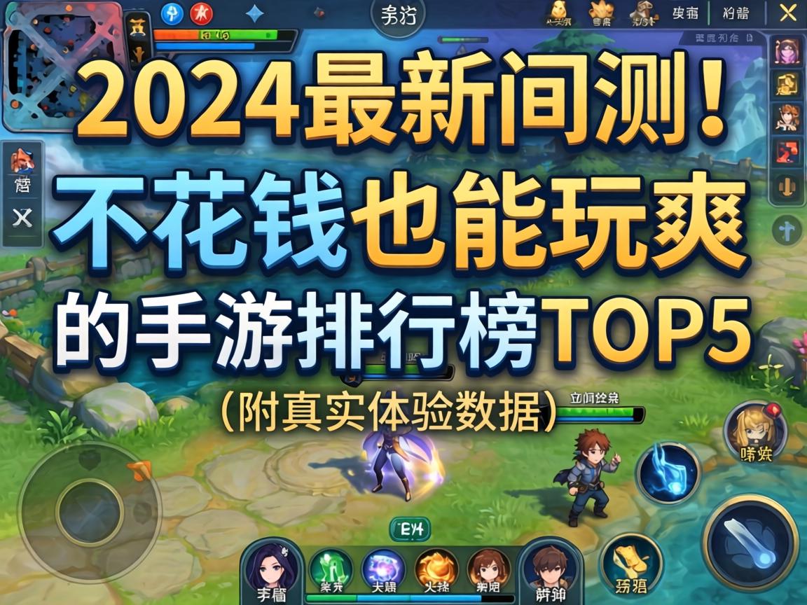 2024最新实测！不花钱也能玩爽的手游排行榜TOP5（附真实体验数据）