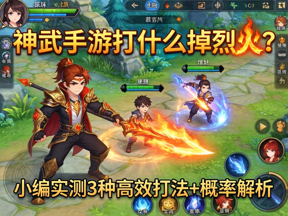 神武手游打什么掉烈火?小编实测3种高效打法+概率解析