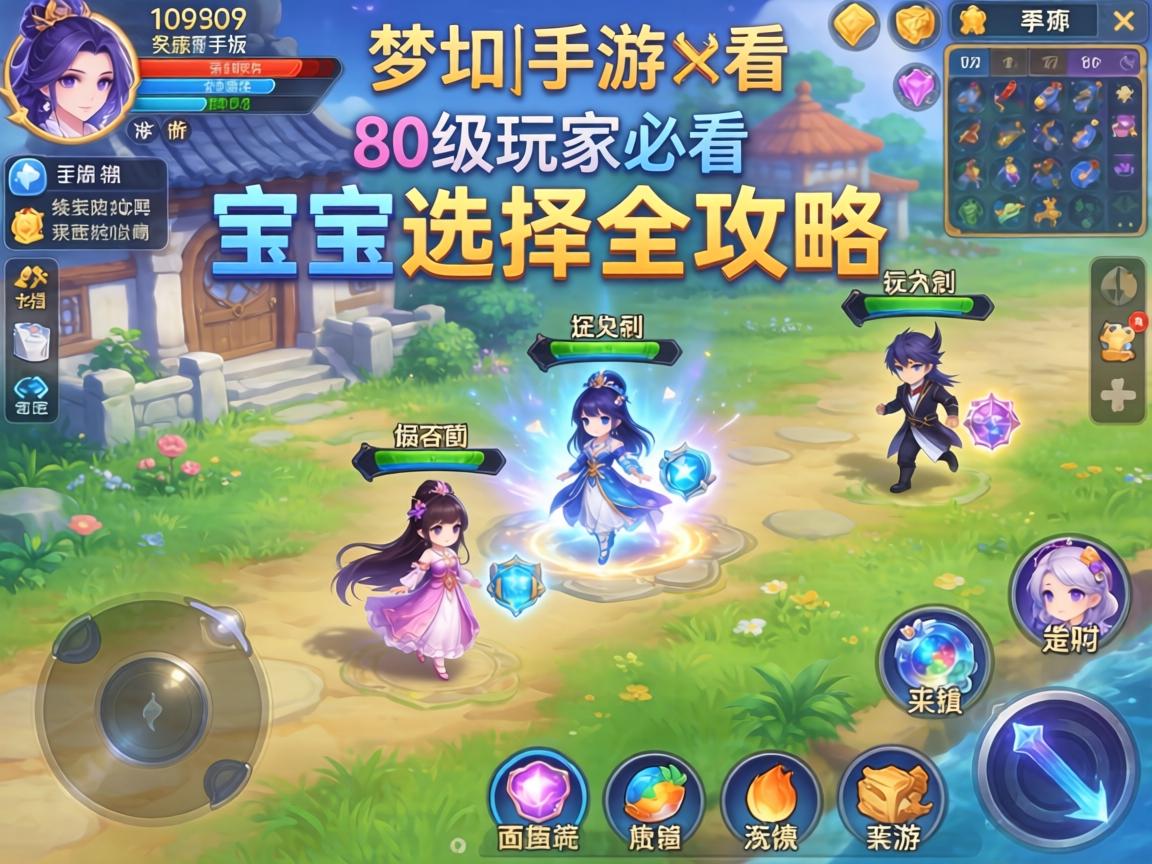 梦幻手游80级玩家必看，宝宝选择全攻略