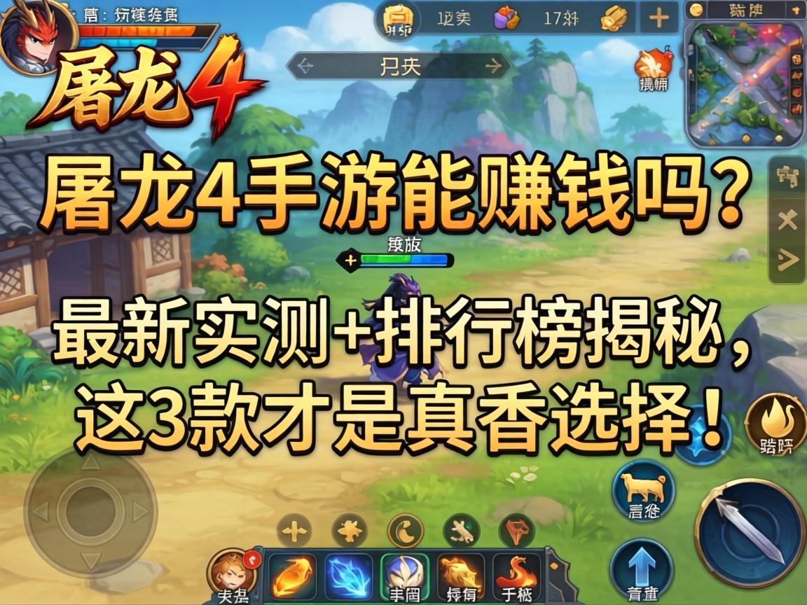屠龙4手游能赚钱吗？最新实测+排行榜揭秘，这3款才是真香选择！