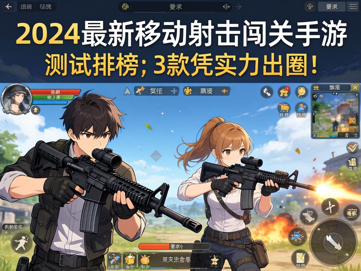 2024最新移动射击闯关手游实测排行榜，这3款凭实力出圈！