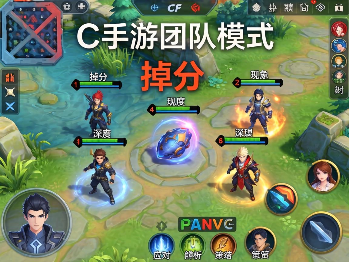 CF手游团队模式，掉分现象深度解析与应对策略