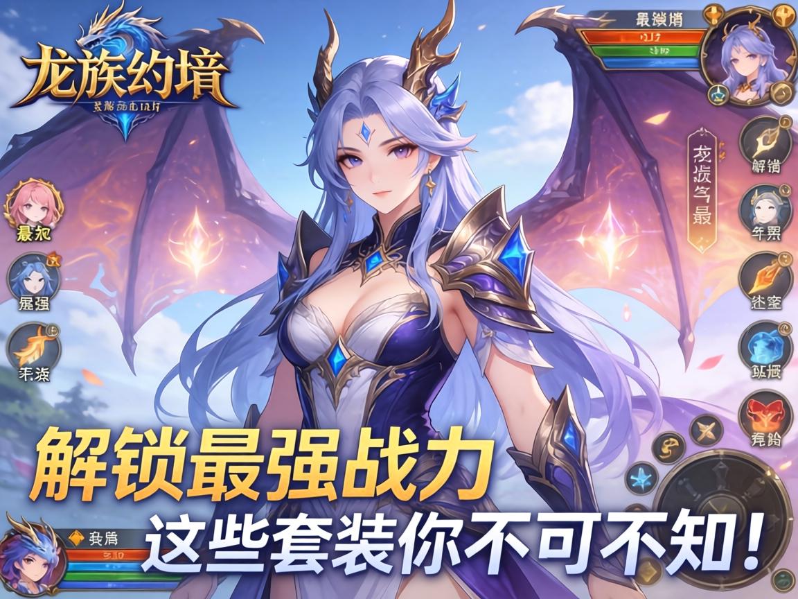 手游龙族幻想,解锁最强战力,这些套装你不可不知!