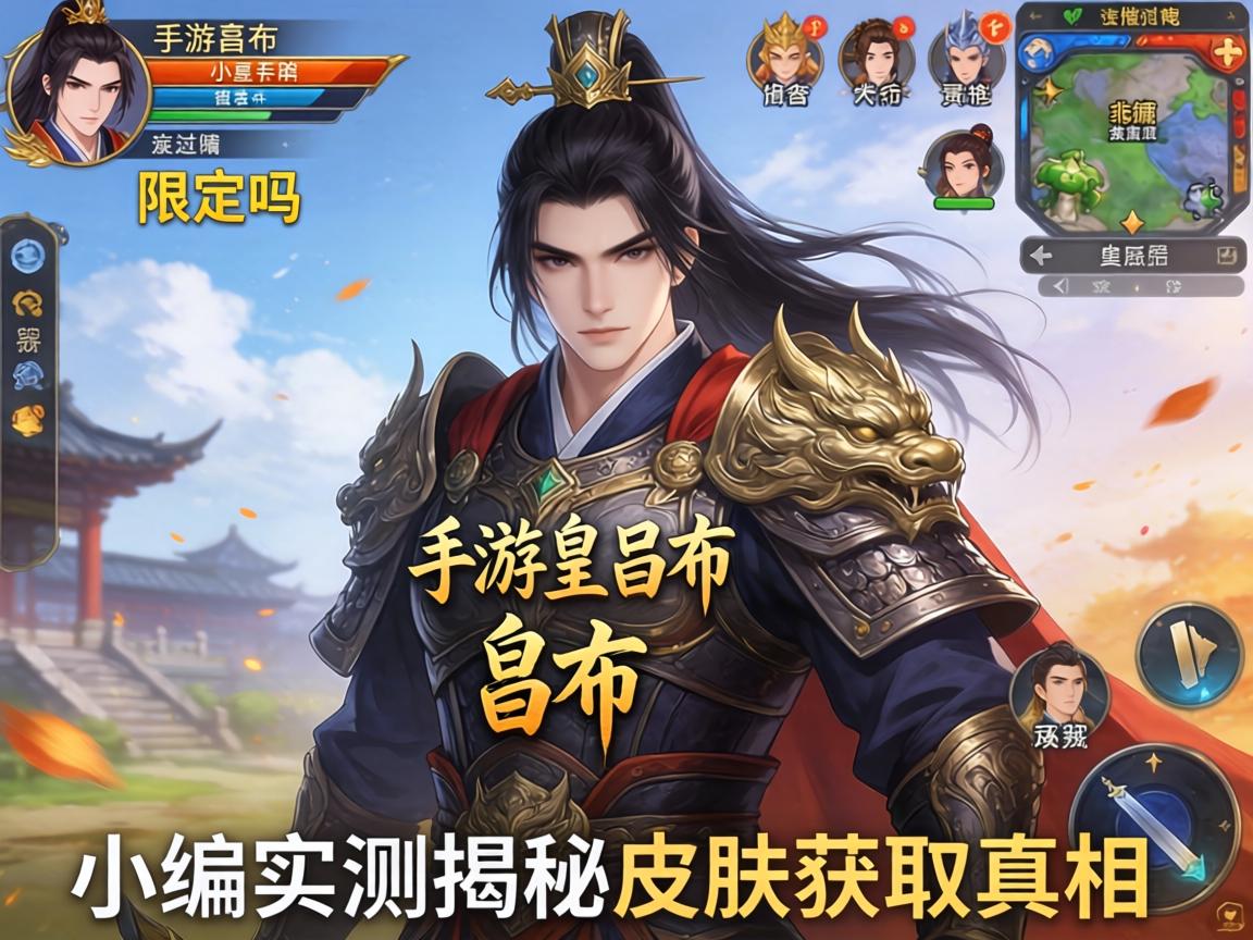 手游皇子吕布是限定吗?小编实测揭秘皮肤获取真相