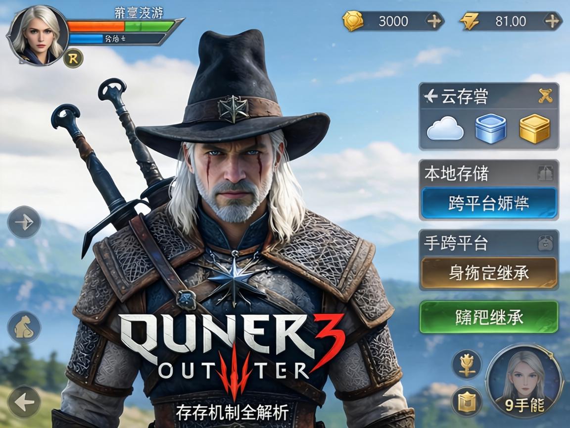 巫师3手游版存档机制全解析，云存档、本地存储与跨平台继承的深度指南