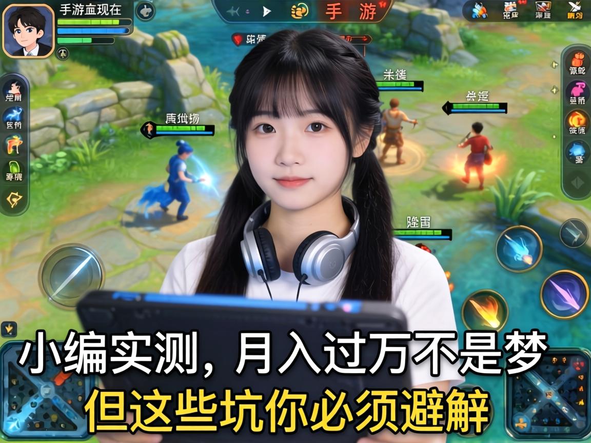 手游主播有前景吗现在?小编实测,月入过万不是梦,但这些坑你必须避开