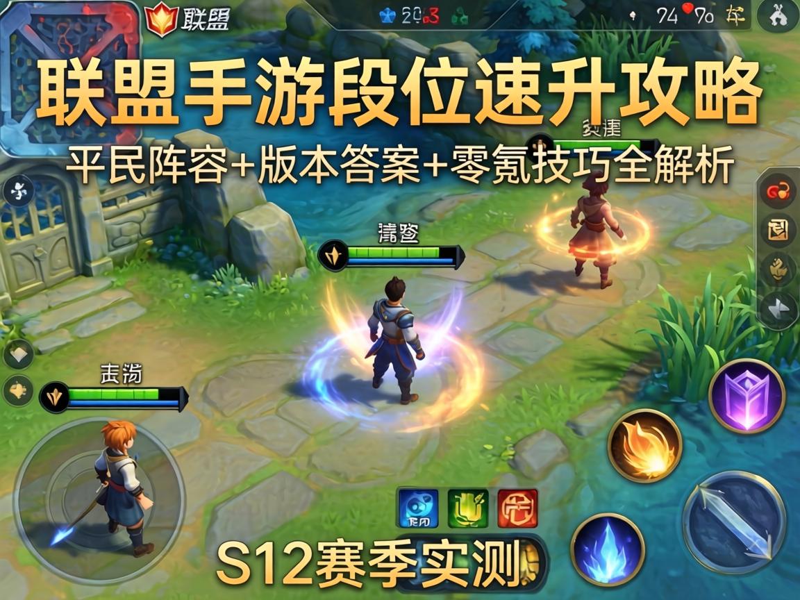 联盟手游段位速升攻略,平民阵容+版本答案+零氪技巧全解析(S12赛季实测)