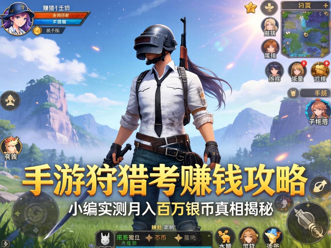 梦幻手游狩猎考赚钱攻略,小编实测月入百万银币的真相揭秘