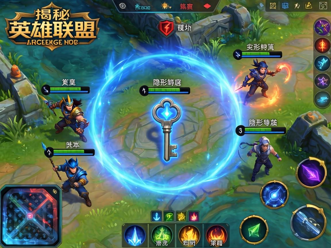 揭秘英雄联盟手游蓝色圆圈，战场上的隐形导航与策略钥匙