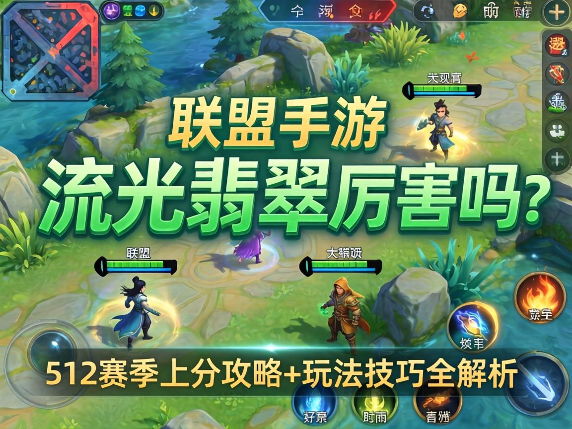 联盟手游流光翡翠厉害吗?S12赛季上分攻略+玩法技巧全解析