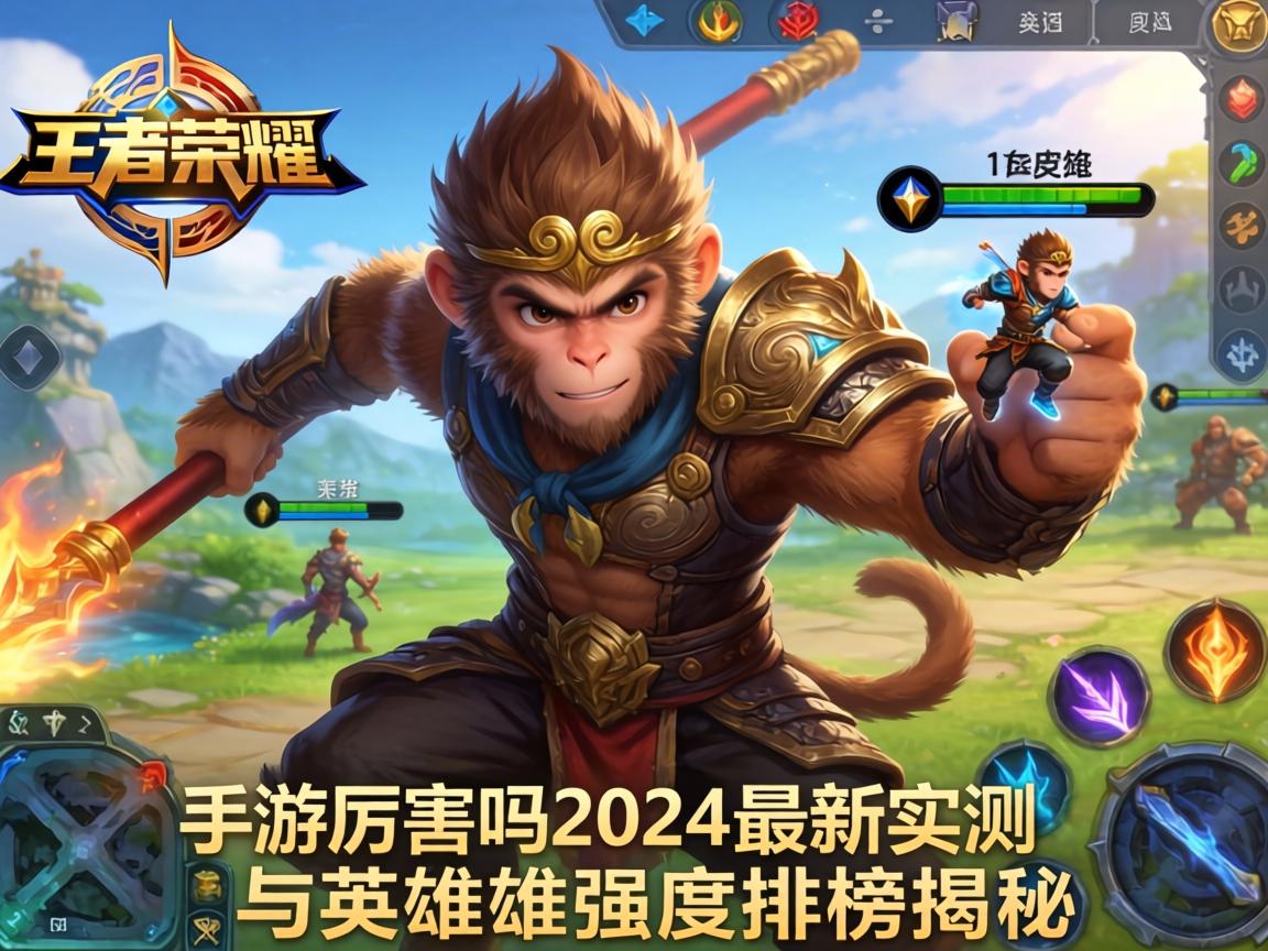 王者荣耀手游猴子厉害吗？2024最新实测与英雄强度排行榜揭秘