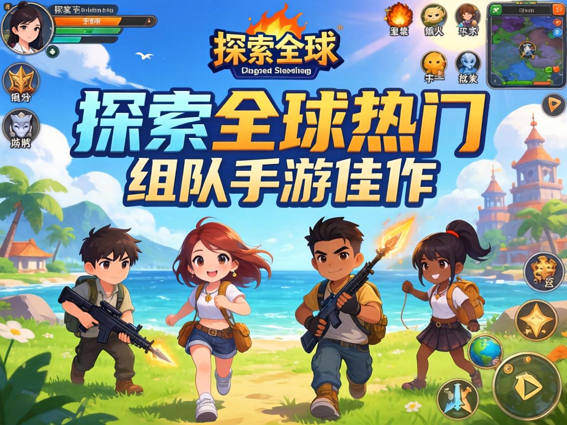 探索全球热门，那些风靡海外的组队手游佳作