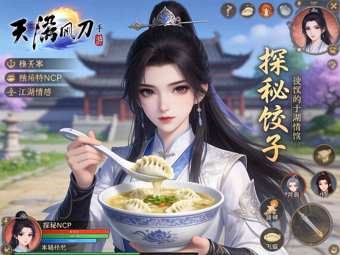 天刀手游，探秘NPC饺子汤的独特偏好与江湖情愫