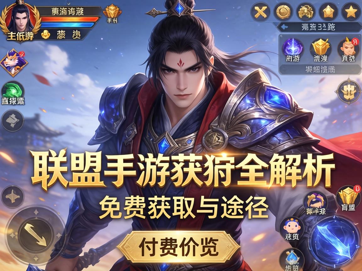 联盟手游盲僧获取全解析，免费获取途径与付费价格一览
