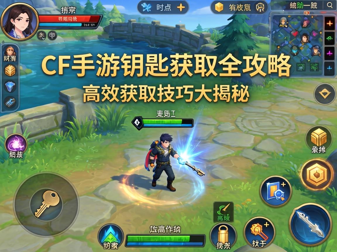 CF手游钥匙获取全攻略，时间节点与高效获取技巧大揭秘