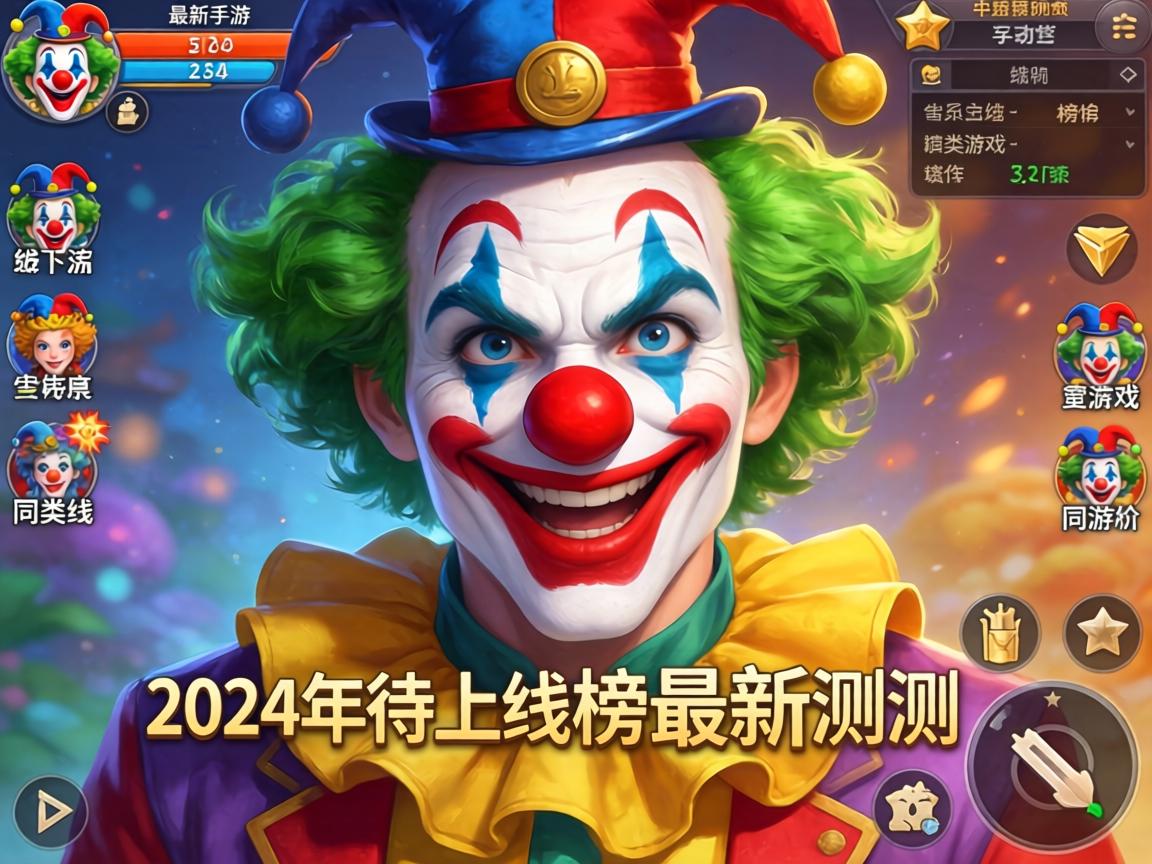 小丑手游最新实测，2024年待上线榜单及同类游戏对比解析