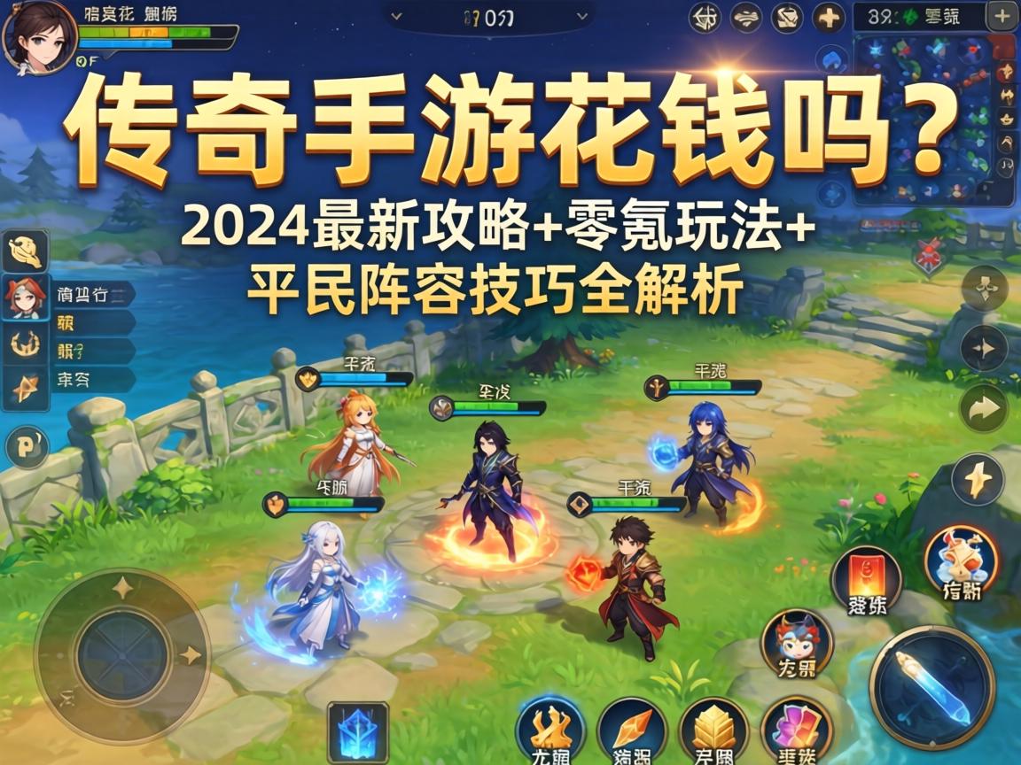 传奇手游花钱吗？2024最新攻略，零氪玩法+平民阵容技巧全解析
