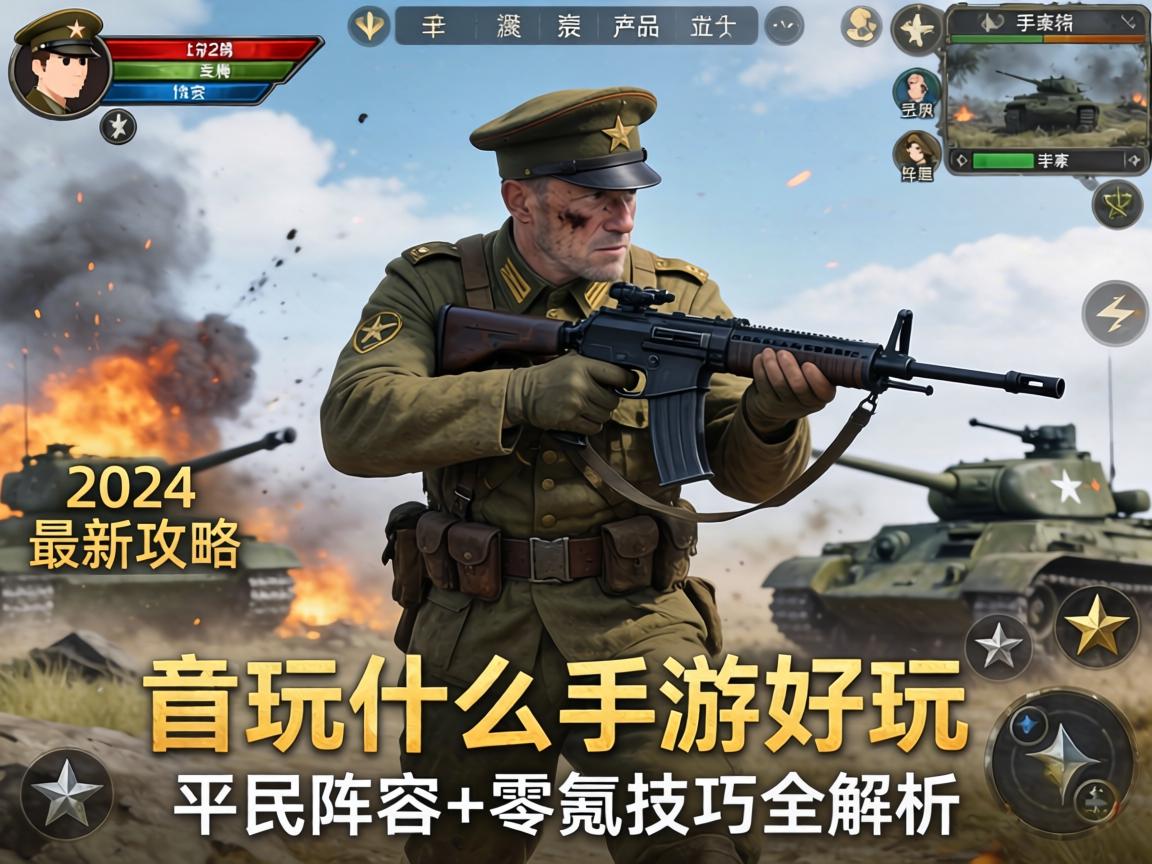 战争时期玩什么手游好玩?2024最新攻略,平民阵容+零氪技巧全解析