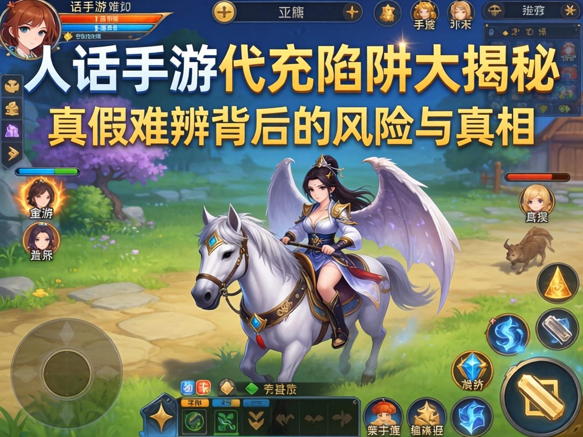 大话手游代充陷阱大揭秘，真假难辨背后的风险与真相