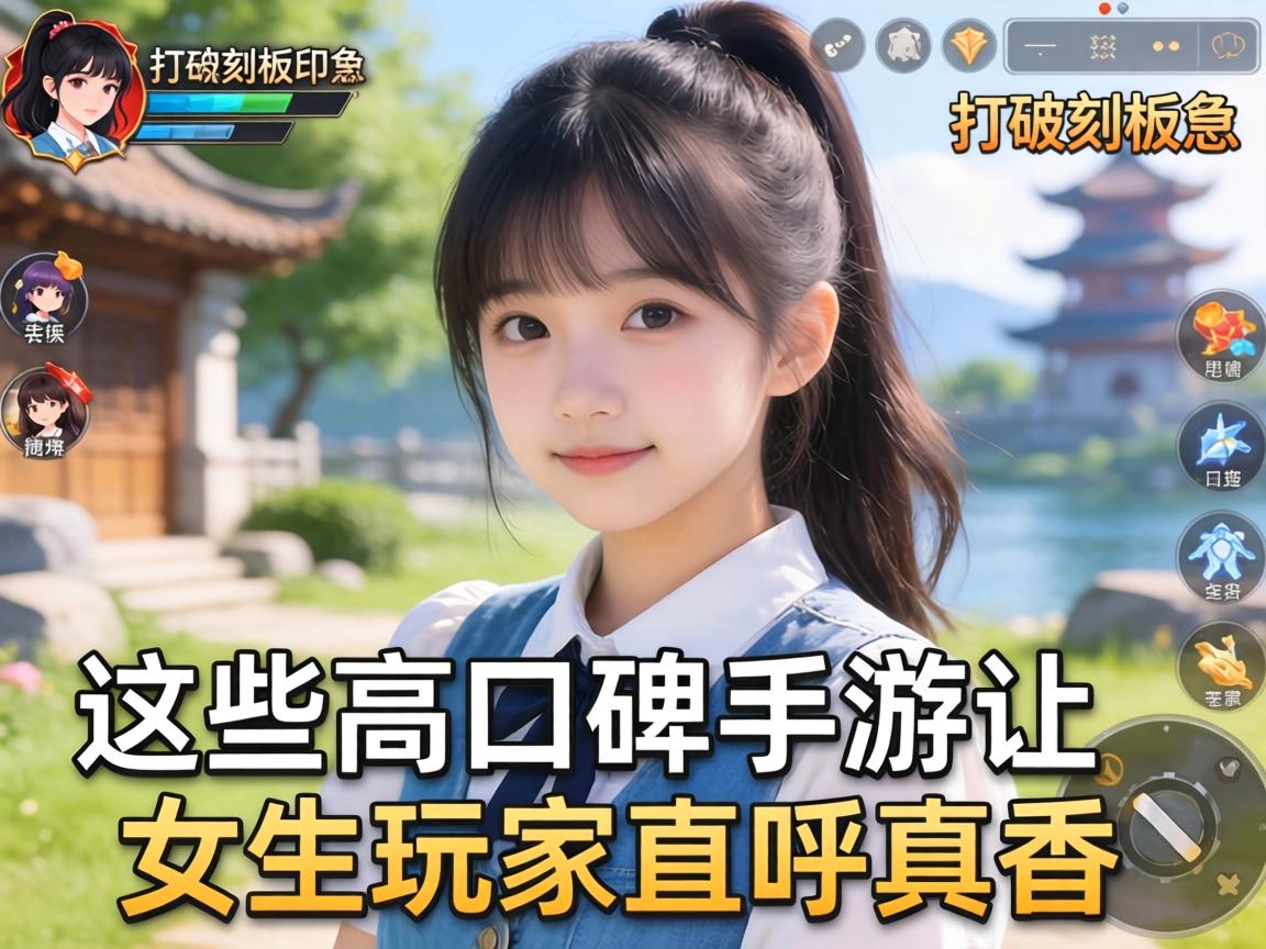 这些高口碑手游让女生玩家直呼真香